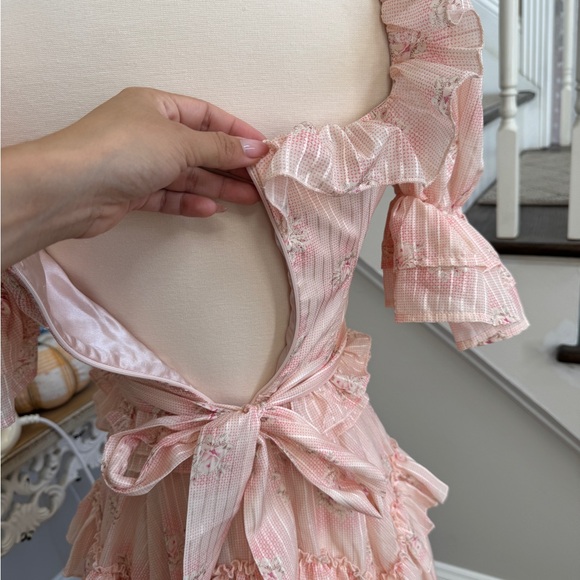 Lacemade Peach Peri Girl Corset Dress - XS - Picture 5 of 7